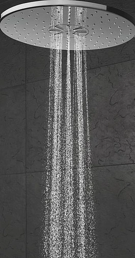 Лейка верхнего душа с потолочным креплением Grohe Rainshower 310 SmartActive хром 26477000