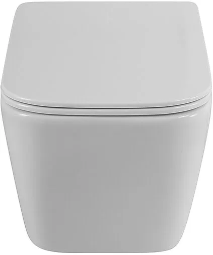 Унитаз подвесной безободковый BelBagno Due белый BB7107CHR/SC Унитаз подвесной безободковый BelBagno Due белый BB7107CHR/SC