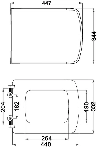 Крышка-сиденье для унитаза с микролифтом Isvea S30 белый 40S30200I