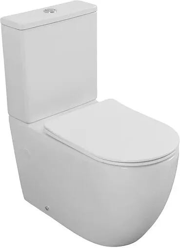 Унитаз-компакт безободковый Aquanet Cetus 3.0 Tornado белый Cetus 3.0 C1 T+Atago 3.0/Cetus 3.0 C2