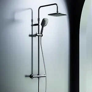 Душевая система с термостатом для душа Damixa Option чёрный матовый DX218092300, 3