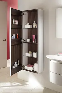 Шкаф-пенал подвесной Jacob Delafon Presquile 50 L палисандр EB1115G-V13, 3