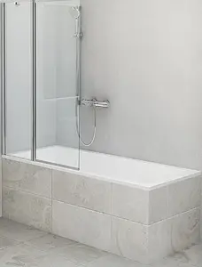 Шторка на ванну 1000мм прозрачное стекло Roltechnik TV2/970 732-9700000-00-02, 1