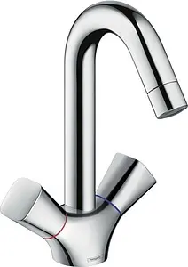 Смеситель для раковины Hansgrohe Logis 150 хром 71221000 Смеситель для раковины Hansgrohe Logis 150 хром 71221000, 1