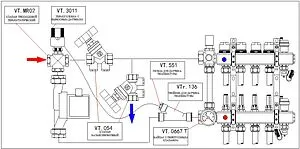 Трехходовой смесительный клапан 1" tхв÷0.95tгв°С Kvs 3.0 Valtec VT.MR02.N.0603 Трехходовой смесительный клапан 1" tхв÷0.95tгв°С Kvs 3.0 Valtec VT.MR02.N.0603, 5