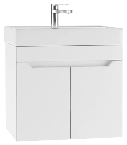 Тумба-умывальник подвесной Айсберг Мечта 60 белый DM2310T+4607152361674