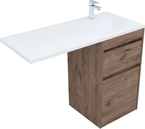 Тумба под умывальник напольная Aquanet Токио 48 дуб веллингтон 00333647