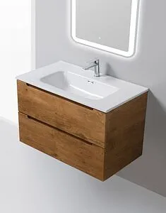 Тумба-умывальник подвесная BelBagno ETNA 80 Rovere Nature ETNA-800-2C-SO-RN-P+ Тумба-умывальник подвесная BelBagno ETNA 80 Rovere Nature ETNA-800-2C-SO-RN-P+, 3