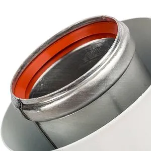 Колено стартовое коаксиальное Ø 60/100мм (алюм.) Stout SCA-6010-230190, 4