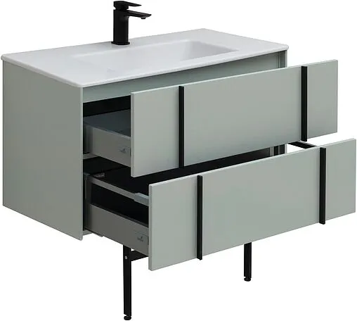 Тумба под умывальник подвесной Allen Brau Reality 90 папирус 1.32006.PWM