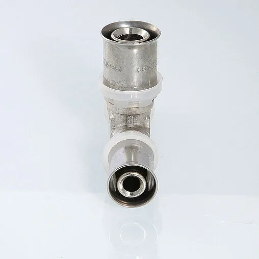 Тройник пресс соединительный 16мм Valtec VTm.231.N.161616