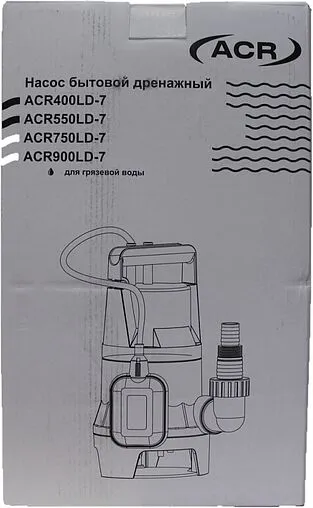 Насос дренажный Q=10.5м³/ч H=7м ACR 750LC-7