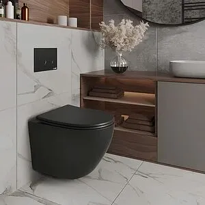 Унитаз подвесной безободковый Toni Arti Russi черный TA-1900BM Унитаз подвесной безободковый Toni Arti Russi черный TA-1900BM, 3