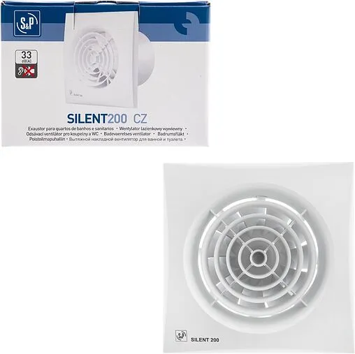 Вентилятор вытяжной Soler &amp; Palau SILENT-200 CZ белый