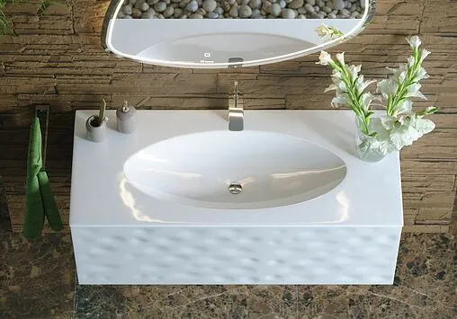 Тумба под умывальник подвесная Clarberg Dune Т12m белый DUN0112 Тумба под умывальник подвесная Clarberg Dune Т12m белый DUN0112