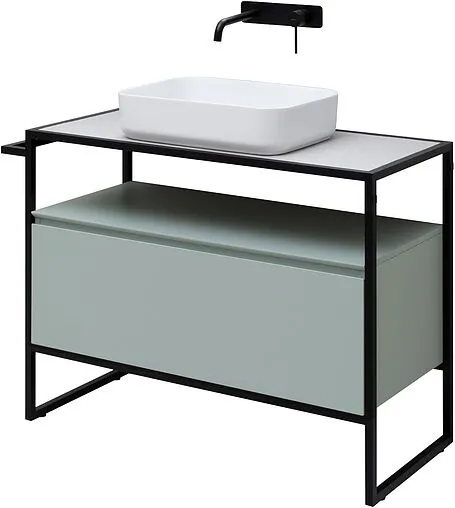 Тумба под умывальник напольная Allen Brau Priority 100 папирус 1.31003.PWM