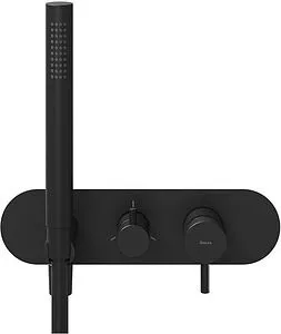 Смеситель для душа скрытого монтажа Ravak Espirit чёрный матовый X070282 Смеситель для душа скрытого монтажа Ravak Espirit чёрный матовый X070282, 4