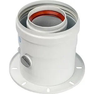 Адаптер стартовый коаксиальный Ø 60/100мм (алюм.) Stout SCA-6010-240100, 3