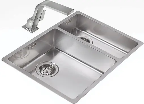 Мойка кухонная Teka Be Linea RS15 2B 580 POLISHED нержавеющая сталь полированная 115030008