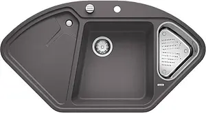 Мойка кухонная Blanco Blanco Delta II 104.2 тёмная скала 523671, 1