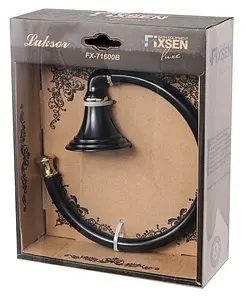 Полотенцедержатель Fixsen Luksor чёрный/золото FX-71611B Полотенцедержатель Fixsen Luksor чёрный/золото FX-71611B, 2