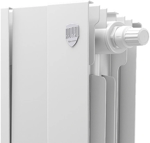 Радиатор биметаллический 4 секции нижнее правое подключение Royal Thermo PianoForte VD 500 Bianco Traffico RTPNVD50004