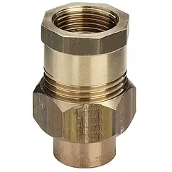 Американка пайка прямая переходная (плоское уплотнение) 22мм x ¾&quot;в Viega 94330G 117399