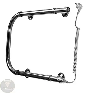 Полотенцесушитель электрический П-образный Тругор ПЭК1 32х50 полированная сталь Полотенцесушитель электрический П-образный Тругор ПЭК1 32х50 полированная сталь, 2