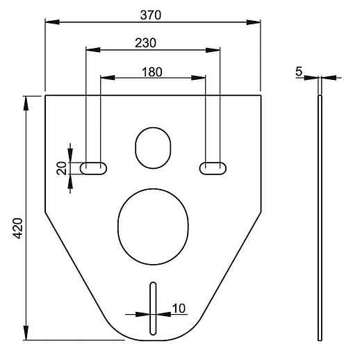 Инсталляция для подвесного унитаза Set 4 в 1 AlcaPlast Sadromodul AM101/1120+М71-001 с кнопкой хром глянцевый