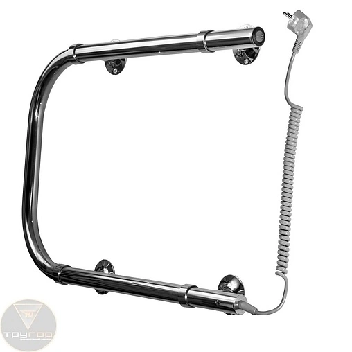 Полотенцесушитель электрический П-образный Тругор ПЭК1 32х50 полированная сталь