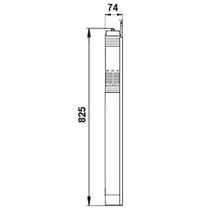 Насос скважинный центробежный 3" Grundfos SQЕ 1-95 96510144 Насос скважинный центробежный 3" Grundfos SQЕ 1-95 96510144, 2