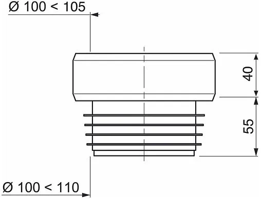Манжет для унитаза Wirquin 70717579