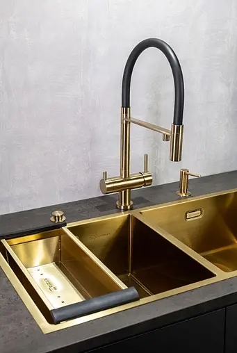 Коландер Omoikiri CO-02-PVD-LG светлое золото 4999003