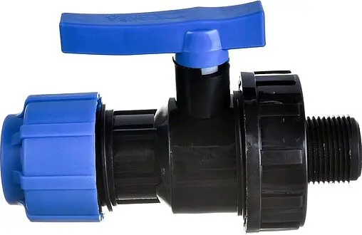 Кран шаровый с переходом на пнд трубу 25мм x 1&quot;н ТПК-Аква 553222501