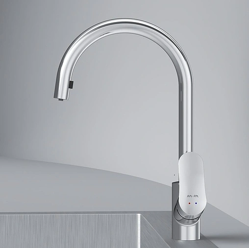 Смеситель для кухни с выдвижным изливом Am.Pm Like хром F8012000