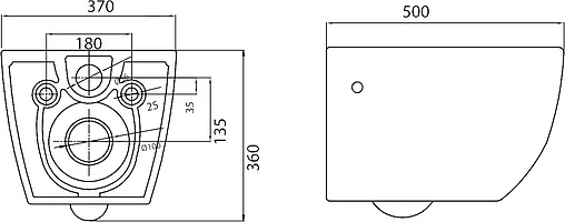 Унитаз подвесной безободковый BelBagno Sfera-R белый BB513CH
