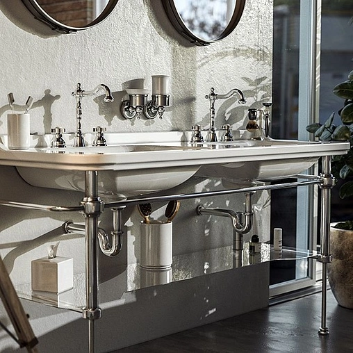 Раковина Kerasan Waldorf 150 белый 4143K1bi/cr*1