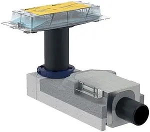 Сифон для лотка h=65мм 0.4л/сек Geberit CleanLine 154.152.00.1 Сифон для лотка h=65мм 0.4л/сек Geberit CleanLine 154.152.00.1, 1