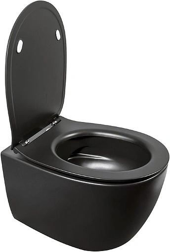 Унитаз подвесной безободковый ISVEA Sentimenti Neo черный матовый 10AR02010-2N