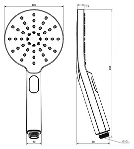 Душевой набор Ravak 904.00 хром X07S007 Душевой набор Ravak 904.00 хром X07S007, 2