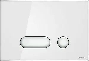 Клавиша смыва для унитаза Cersanit Intera P-BU-INT/Wh белый матовый Клавиша смыва для унитаза Cersanit Intera P-BU-INT/Wh белый матовый, 1