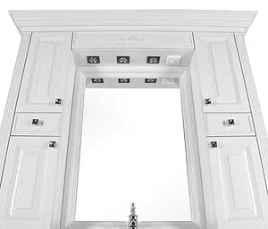 Шкаф-зеркало Aquanet Кастильо 140 белый 183174, 3