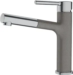 Смеситель для кухни с выдвижным изливом Franke Centro Pull out серый камень/нержавеющая сталь 115.0621.548 Смеситель для кухни с выдвижным изливом Franke Centro Pull out серый камень/нержавеющая сталь 115.0621.548, 1