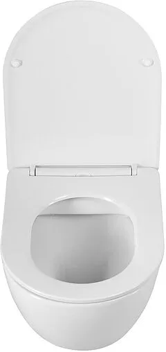 Унитаз подвесной безободковый BelBagno Sfera-R белый BB046CHR/SC