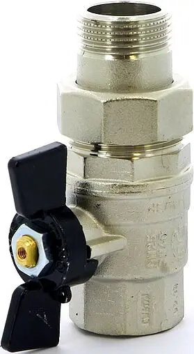 Кран шаровый с американкой 1&quot;в x 1&quot;н Bugatti Oregon 03220037