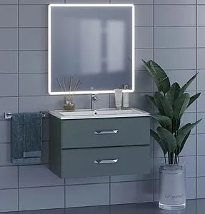 Тумба под умывальник подвесная Uperwood Foster 80 серый графит 291020522 Тумба под умывальник подвесная Uperwood Foster 80 серый графит 291020522, 4