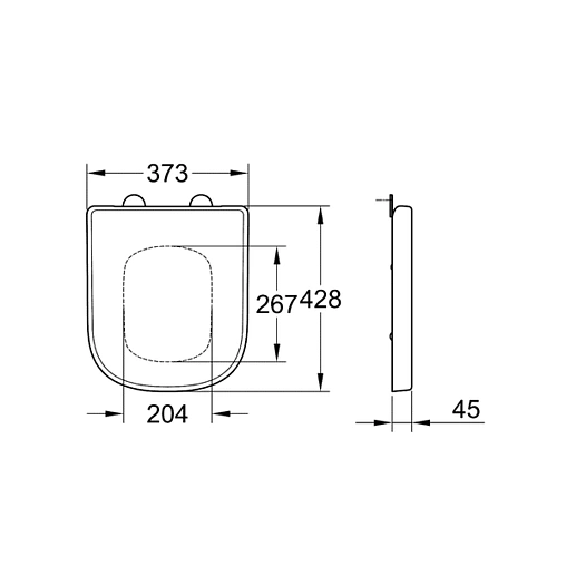 Крышка-сиденье для унитаза с микролифтом Grohe Euro Ceramic белый 39458000 Крышка-сиденье для унитаза с микролифтом Grohe Euro Ceramic белый 39458000