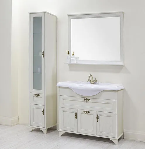 Шкаф-пенал напольный Aquaton Идель 35 L дуб верди 1A198003IDM9L