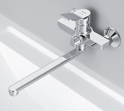 Смеситель для ванны с длинным изливом Am.Pm X-Joy хром F85A90000