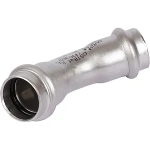 Уголок пресс двухраструбный 22мм угол 45° Sanha NiroSan 9041 6904122, 4